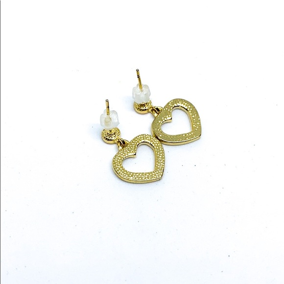 White&pink mini heart enamel Earrings - Picture 4 of 7